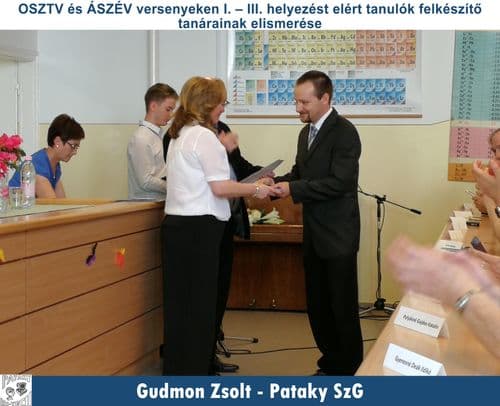 Oktatónkat köszöntjük Oklevéllel